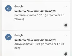 Aeroporto di Tirana, volo Wizz Air in ritardo per Malpensa